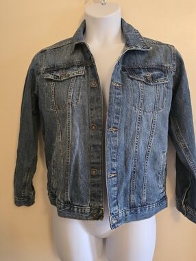 NWT Place 100% Cotton Classic Light Blue Wash Denim Jacket, Kids Size 14 XL